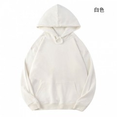 White Fashion Men Women Loose Oversize Hoodies Sweatshirt