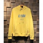 Yellow Men Women Korea Hooded Loose Sweatshirts