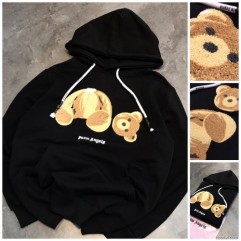 Men Women Loose 3D Bear Hooded Sweatshirt