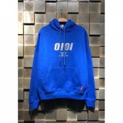 Blue Men Women Korea Hooded Loose Sweatshirts