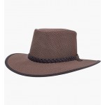 Brown Soaker Mesh Sun Hat for Men and Women