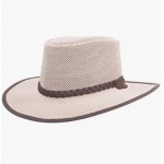 Eggshell Brown Soaker Mesh Sun Hat for Men and Women