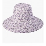 Violet Bloom Women's Wide-Brimmed Cotton Canvas Holiday Bucket Hat