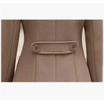 Camel  Women Winter Wool Blend Camel Mid-Long Coat Notch Double-Breasted Lapel Jacket Outwear