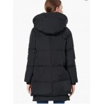  Black Women's Thickened Down Jacket