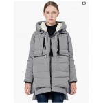 Gray Women's Thickened Down Jacket