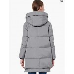 Gray Women's Thickened Down Jacket