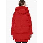  Red Women's Thickened Down Jacket